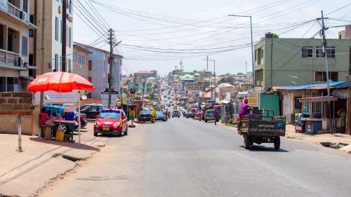 Nima street in Accra, Ghana