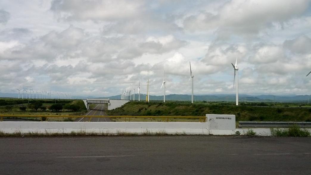 Wind turbines and the road