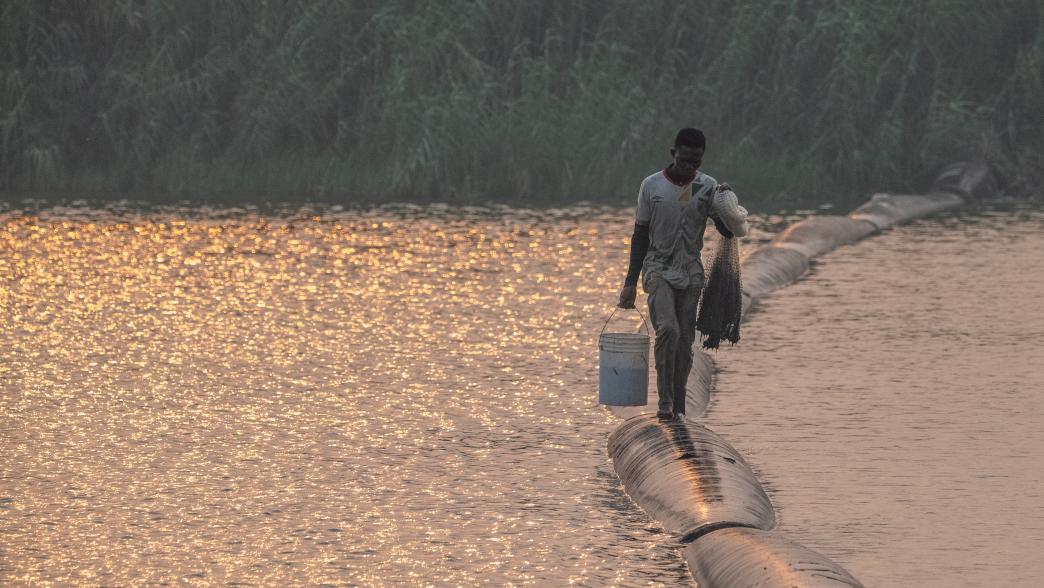 Fisherman in Nigeria