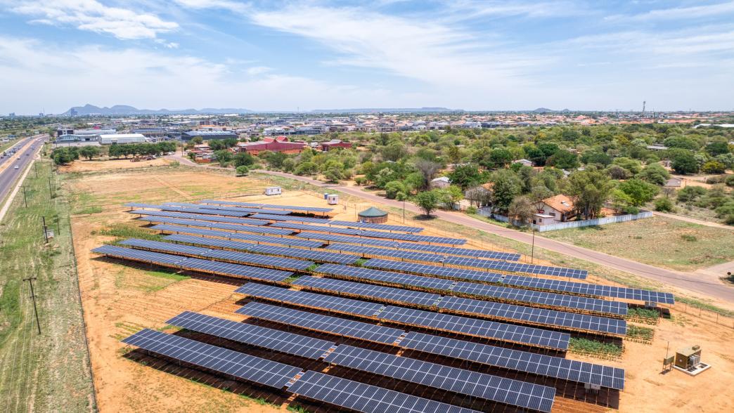 Solar farm in Africa