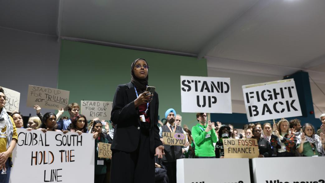 Representatives of Global South Countries Protest at COP29 in Baku