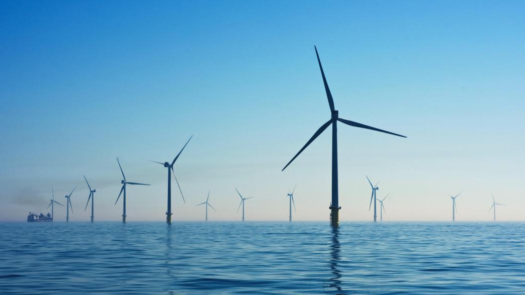 Wind mills at sea