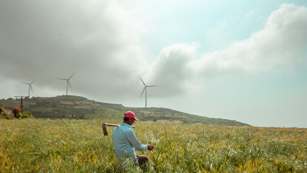 Wind energy and farmer