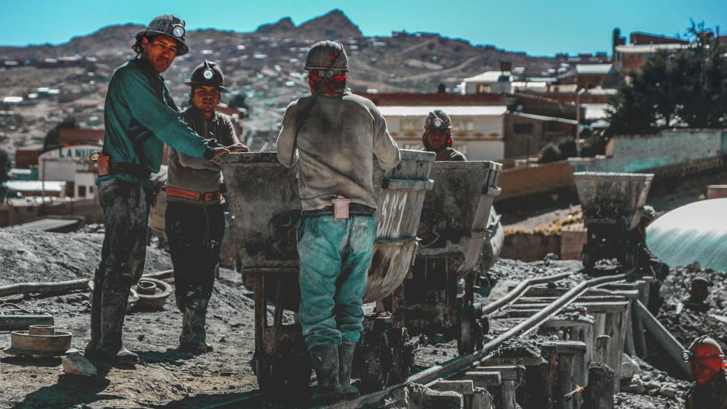 Miners in Bolivia