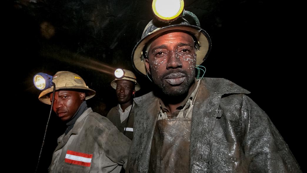Man in mine