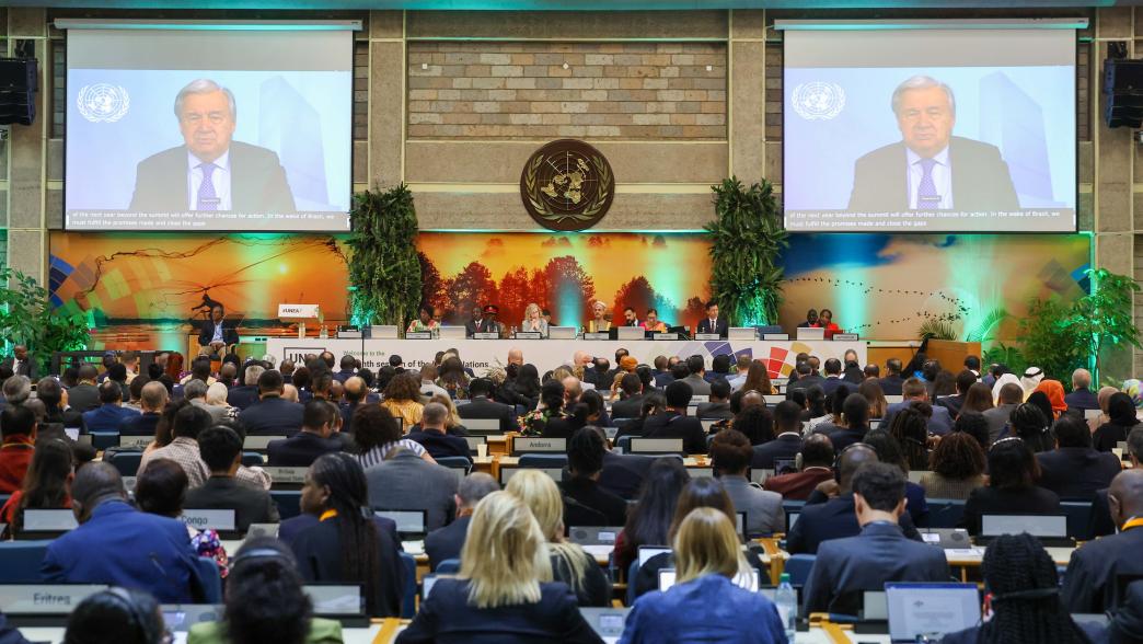 António Guterres, UN Secretary-General, addressed the session via a video message. 