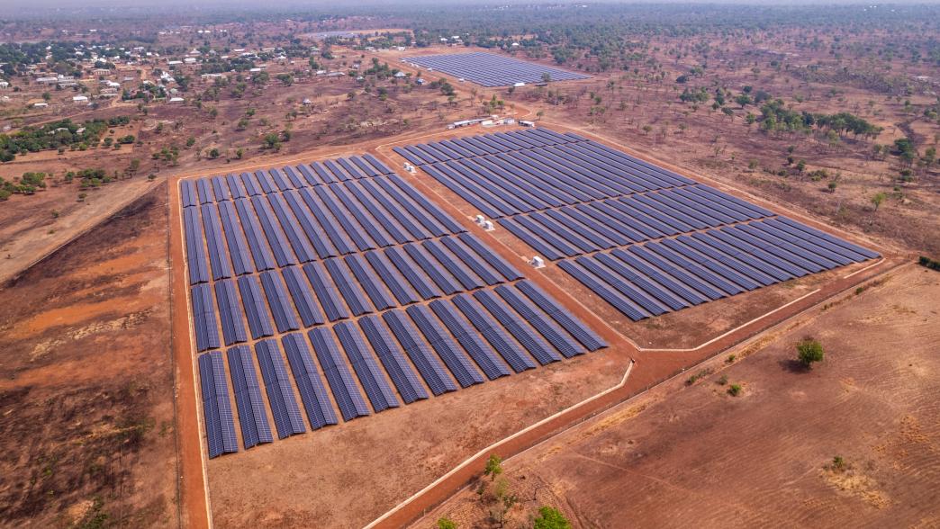 Solar farm in Ghana