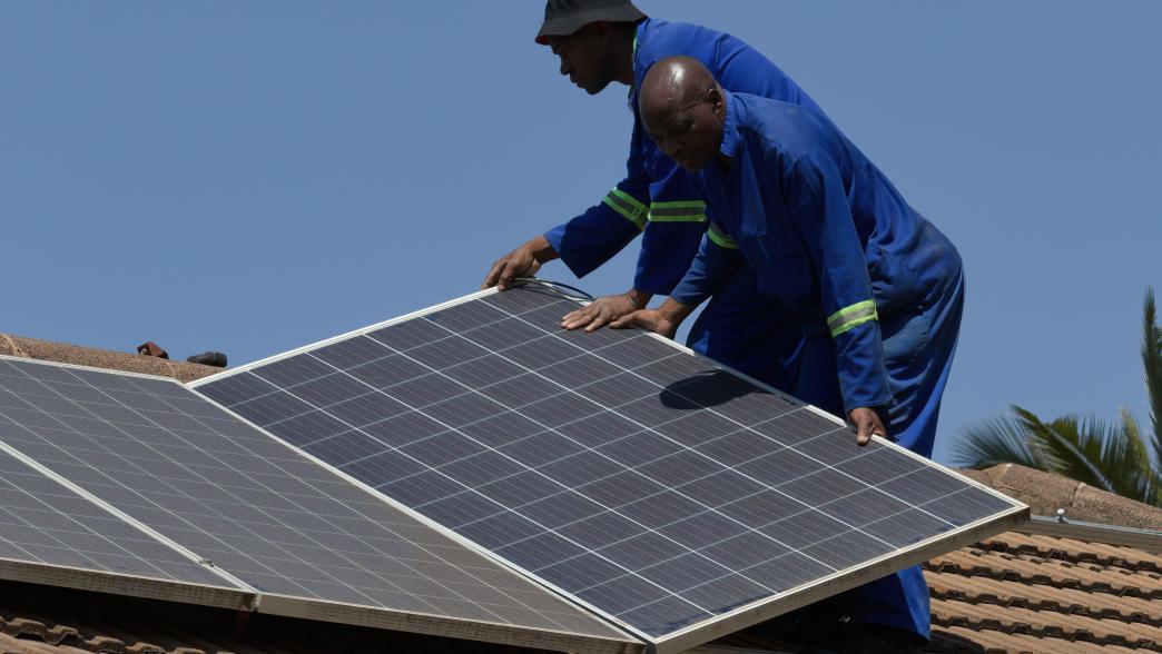 Solar panel instanllation