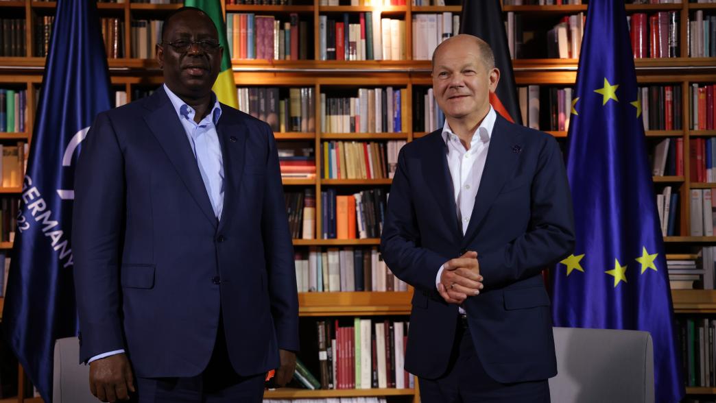 Germany's Olaf Scholz meets with Senegal's Macky Sall