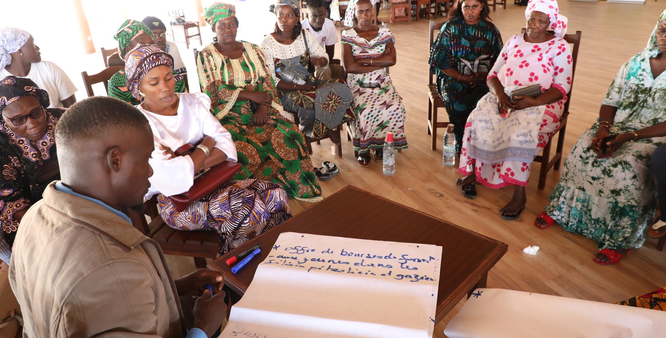 Community discussion at event