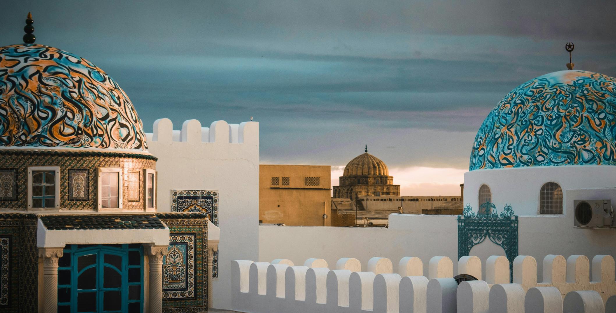 An image of rooftops in Tunisia 