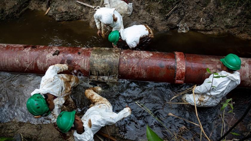 Derrame de petróleo en la Amazonía peruana. Ginebra Peña/NRGI
