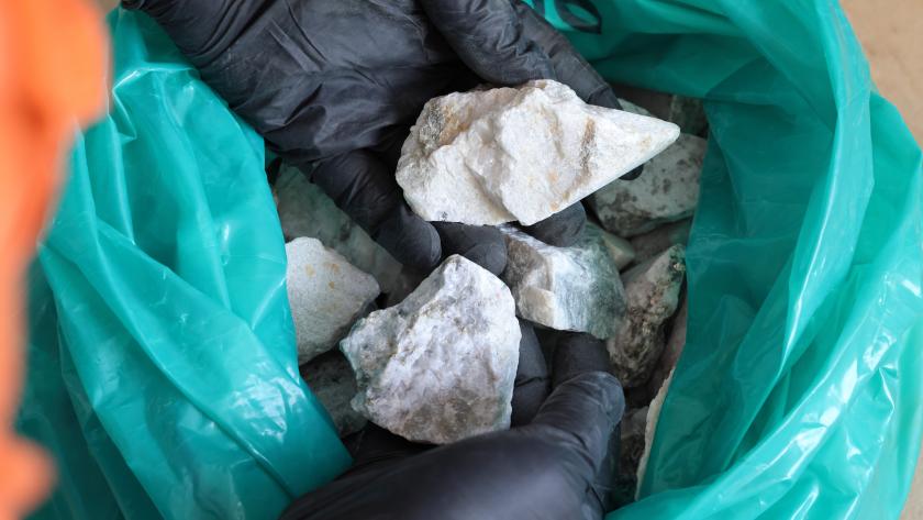 Lithium rock