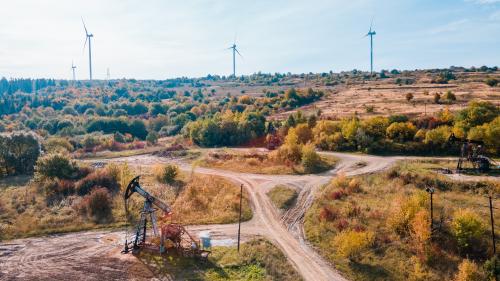 Oil pump and wind power