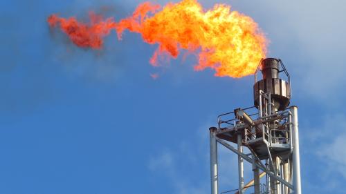 Oil flaring