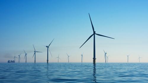 Wind mills at sea