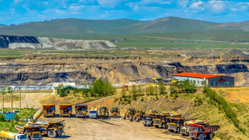 Mongolia coal mine