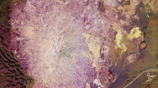 Aerial view of mine in Mexico