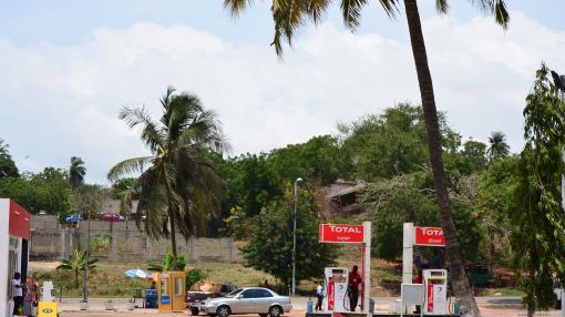 Total petrol station in Ghana