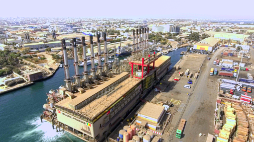 Karadeniz Powership power plant in Senegal
