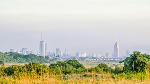 Nairobi city skyline