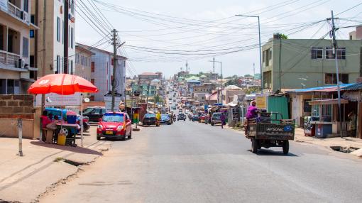 Nima street in Accra, Ghana