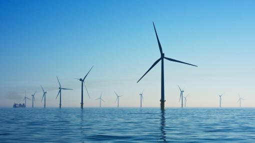 Wind mills at sea