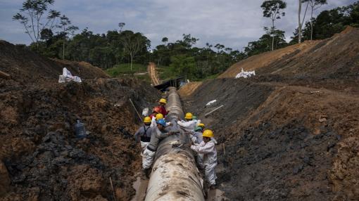 Derrame de petróleo en la Amazonía peruana. Omar Lucas/NRGI