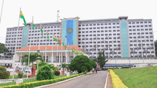 Ghana parliament building 