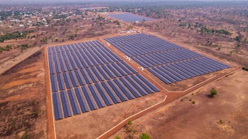 Solar farm in Ghana