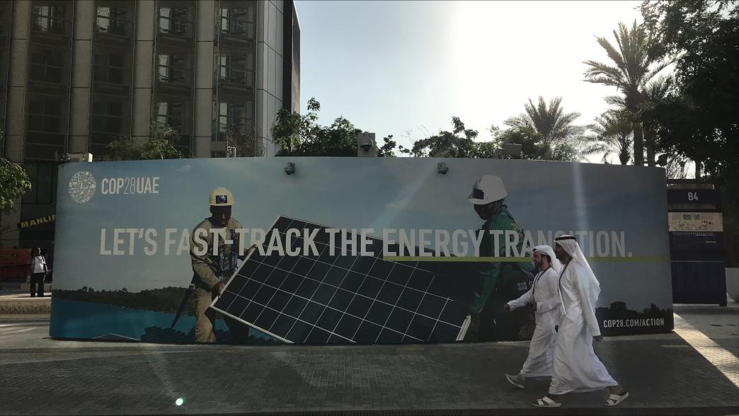 Two men at COP28