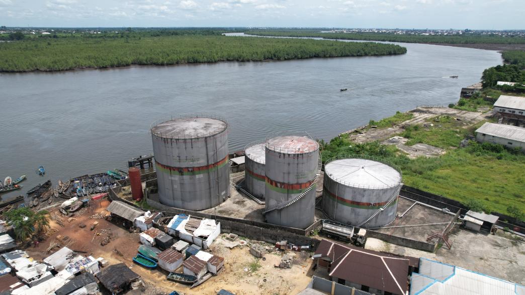 Oil and gas facility in Port Harcourt, Nigeria