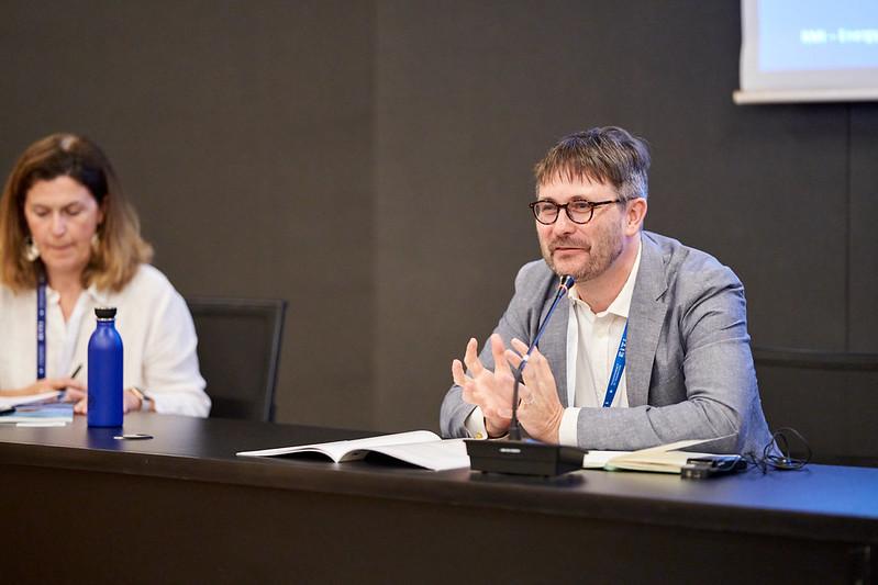 Rob Pitman speaking at the EITI conference